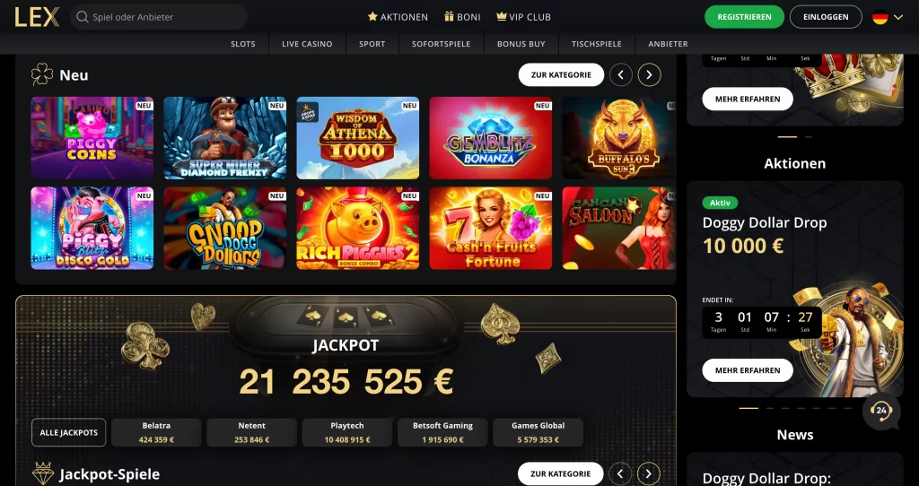 lex casino promo code